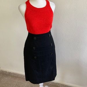 MNG Suit Black Pencil Skirt Size 10